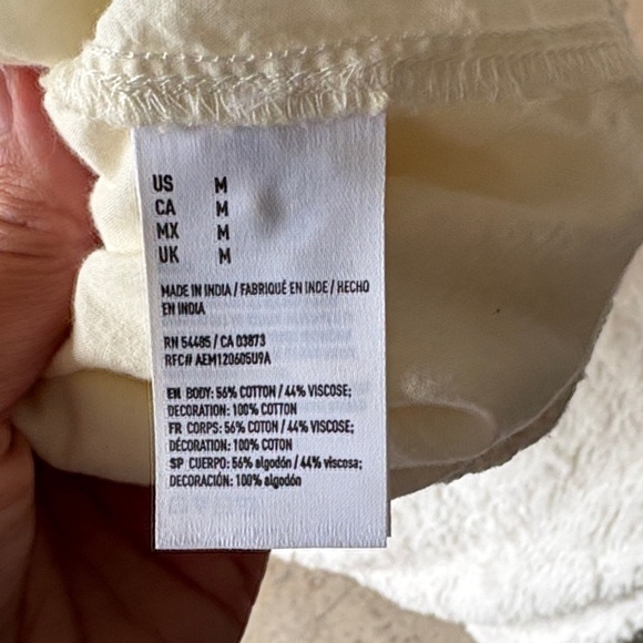 American Eagle Outfitters Cream Lace Mini Dress - Picture 8 of 9